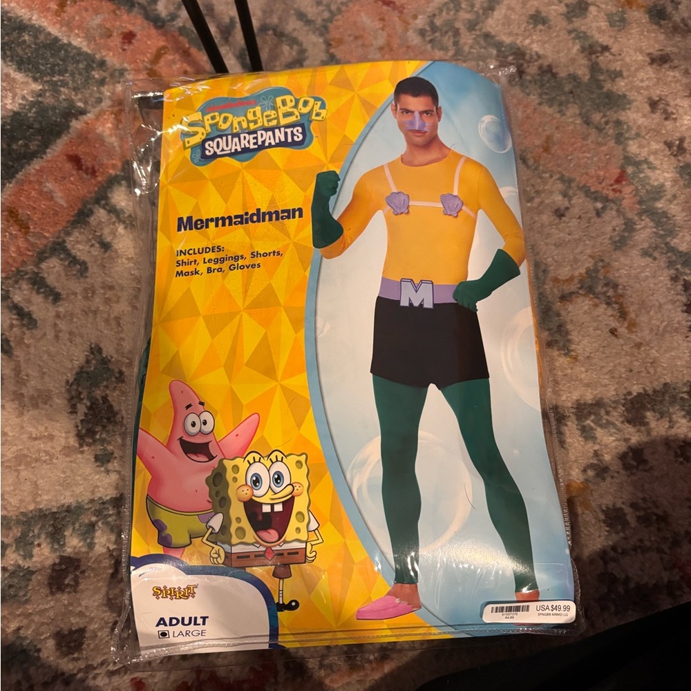 SpongeBob SquarePants Mermaidman Costume
